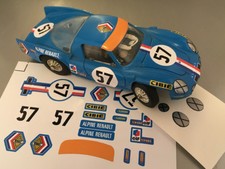 STICKERS POUR ALPINE RENAULT 3000 #57 JOUEF 1/40 (NO DECAL IDEAL SLOT) DCS002