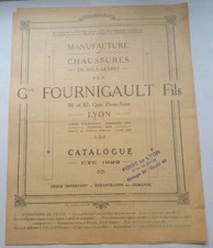 catalogue MANUFACTURE de Chaussures FOURNIGAULT 1922