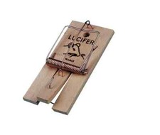 TAPETTE PIEGE A RAT SOCLE BOIS