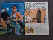 PRATT - JUILLARD - GIRAUD - BOURGEON - DESSIN INEDIT - BD - ARTICLE PRESSE