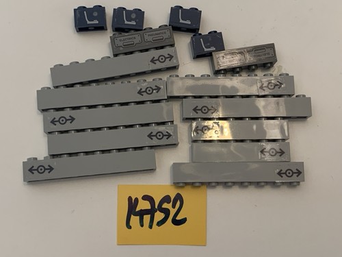 Briques grises pour train lego - grises,