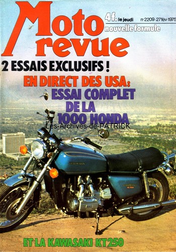 Moto revue 2209 honda 1000 - moto,