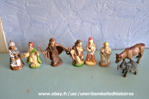 Lot personnages santons - de,
