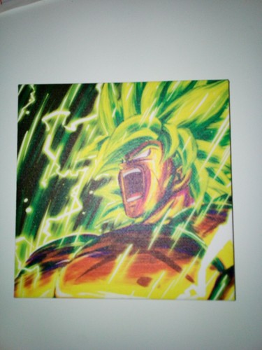Toile personnage broly - toile, de