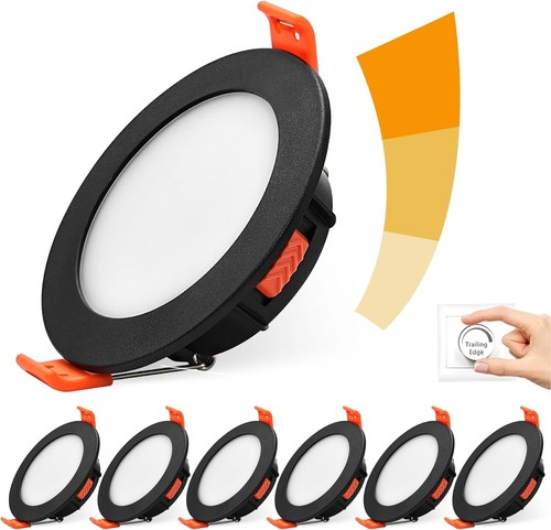 Spot led encastrable - led, noir