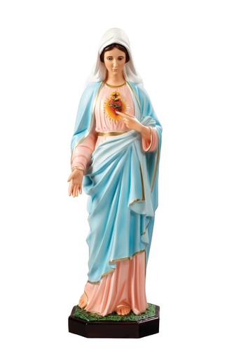 Statue sacré coeur - statue, maria