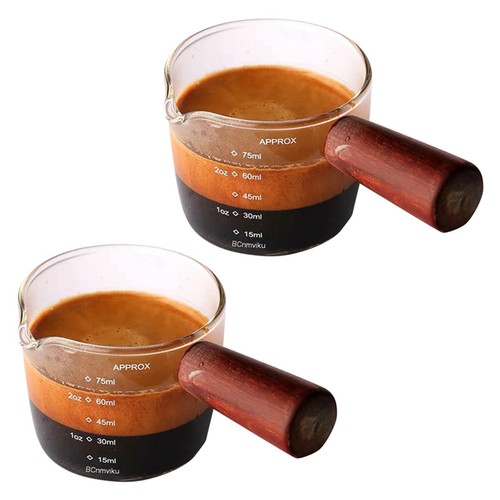 Tasse mesurer en verre - 2x, à