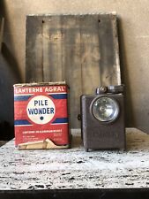 Ancienne Lampe Publicitaire Pile Wonder