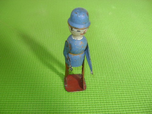 Jouet ancien soldat bois et - ancien,