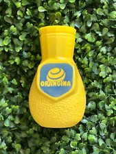 525⚜️ Ancien Porte-Paille Publicitaire Bistrot Orangina en Opaline Jaune Vintage