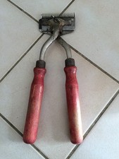 LOT DE 3 ANCIENNES TONDEUSES  VILLADERE bovins  OUTIL ANIMAUX 