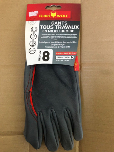 Gants tous travaux taille 8 - taille,