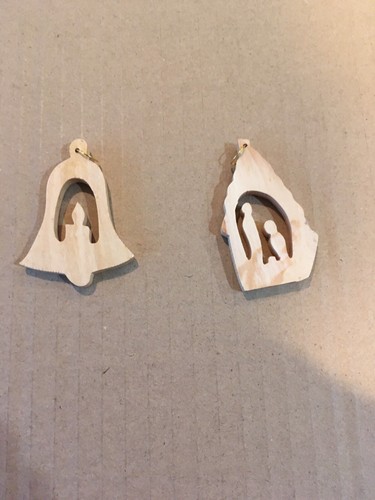 Olive wood christmas - 2,