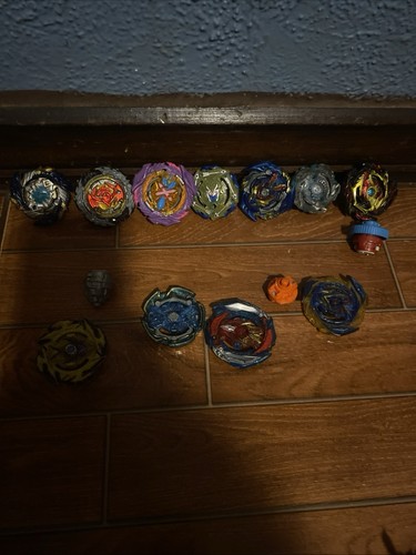 Beyblades with spare - with,