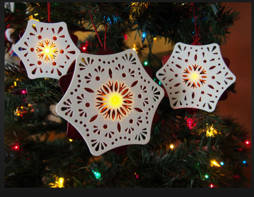 Ikea set snowflake - 3/set,