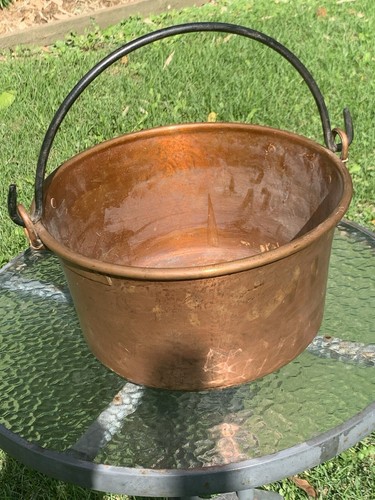 Chaudron cuivre ancien - chaudron,