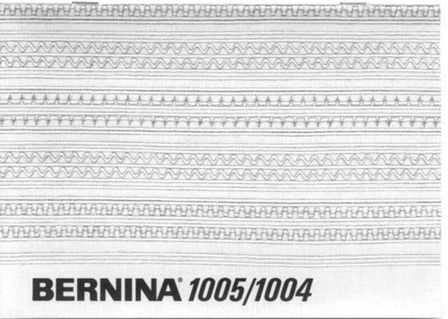 Bernina 1004 1005 - , sewing