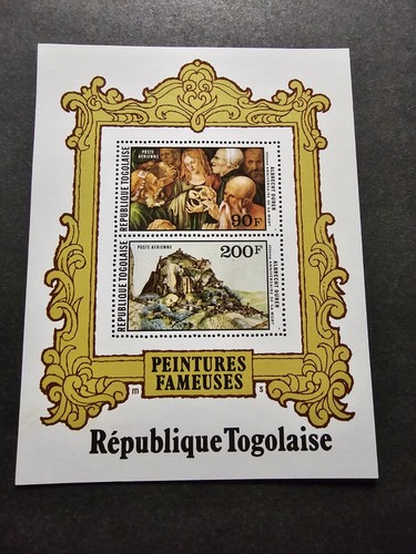 Timbre togo peintre albrecht - timbre,