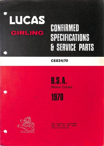 Lucas girling bsa - lucas,