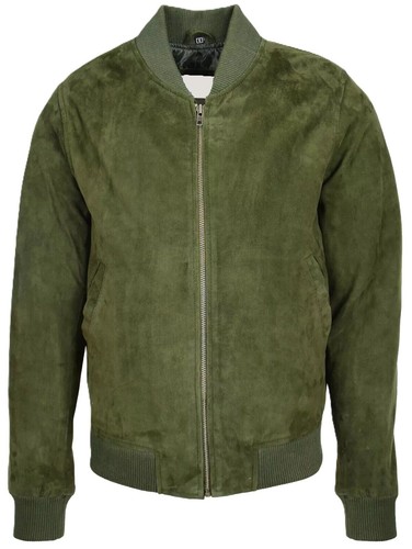 Blouson bomber homme - cuir, daim
