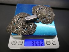 boucle de cape argent