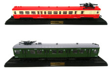 Lot de 2 Automotrices des Réseaux Français SNCF Ho 1/87 Train Locomotive LAM2
