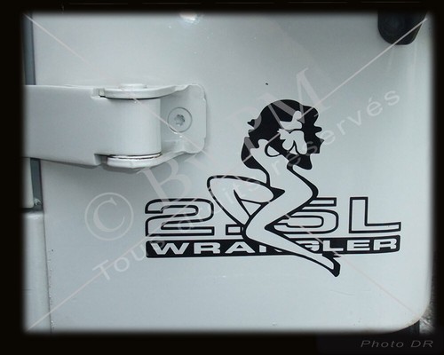 Sticker woman jeep - woman,