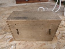 CLASSEUR STEREOSCOPIQUE AUTOCHROME BOIS MÉTAL INTÉRIEUR 