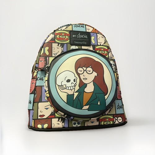 Loungefly daria grid skull - daria, mtv