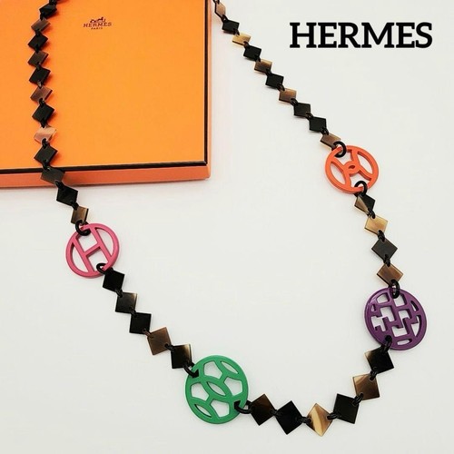 Collier corne buffle - de, hermes