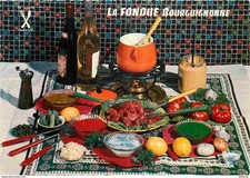 Recettes de Cuisine - Fondue Bourguignonne - Gastronomie - CPM - Carte Neuve - V