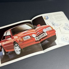 FORD ESCORT RS TURBO / 16p brochure catalogue / 1986 EN English / top!