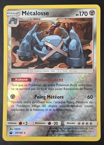 Carte pokémon metalosse - carte,