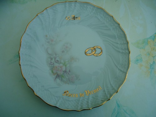 Assiette noces vermeil - assiette, de