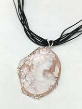 Collier Femme Vrai Camée