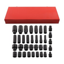 Jeu de 35 douilles à choc