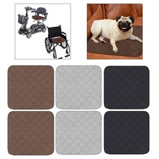 Lot de 2 coussins d'assise imperméables antidérapants pour fauteuils roulants