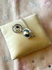 Collier, bola de grossesse, argent, or, or rose