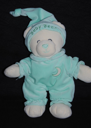 Peluche doudou ours - 🐻, vert