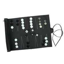 Ensemble De Backgammon En Cuir