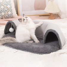 Tunnel et lit pour chat, jouet