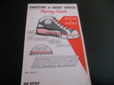 protege cahier buvard publicitaire basket ventilee spring court 21X13 cm (2)