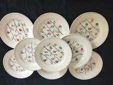 9 assiettes à dessert en