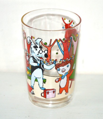 Ancien verre moutarde - verre, à
