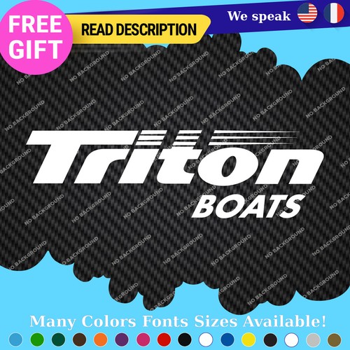 Fits triton boat decals - fits,