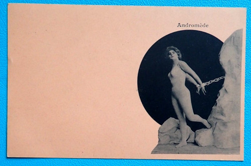 Cpa 1900 femme nue - cpa, andromede