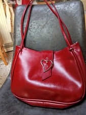 Sac à main cuir rouge