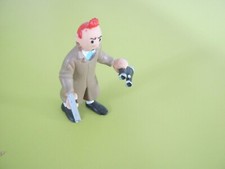 FIGURINE TINTIN PISTOLET JUMELLE HERGE LOMBARD COMICS SPAIN TBE