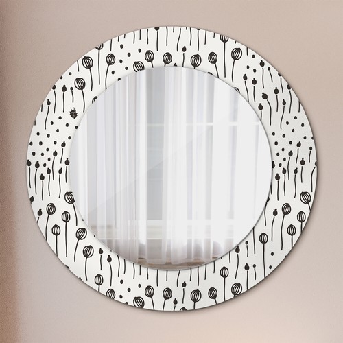 Mural rond miroir - rond, avec