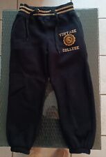 Jogging noir et or pour garçon taille 10 Ans En coton mélangé 